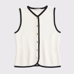 Abercrombie & Fitch Women's Mara High-V LuxeLoft Sweater Vest